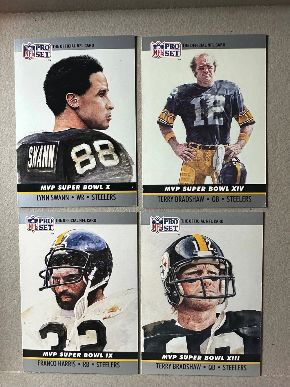 Rod Woodson with Jack Ham/Terry Bradshaw Steelers legends lot of 18 - Picture 12 of 13